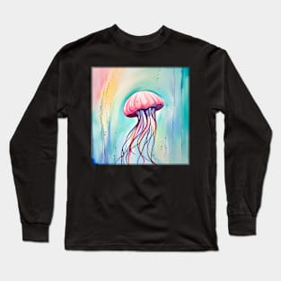 Rainbow Jellyfish Long Sleeve T-Shirt